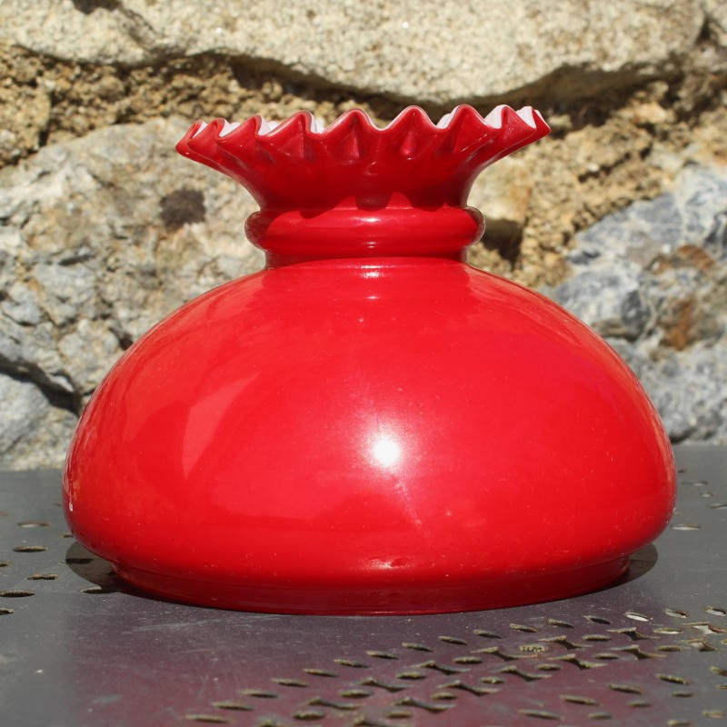 globe-opaline-rouge-colerette-145-mm-diametre-ouverture